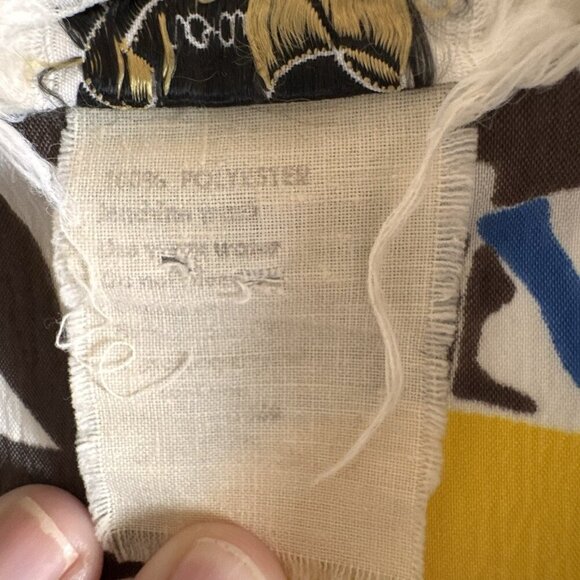 Vintage Rhoda Lee 60s 70s Shirt Button Up Disco Groovy Retro Lemons Peaches - Picture 14 of 14